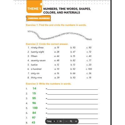 Sách Bài Tập Từ Vựng Tiếng Anh Cơ Bản Basic English Vocabulary Exercises  MCBooks