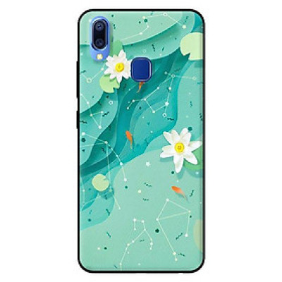 Ốp in cho Vivo Y95 Họa Tiết Nền Xanh - Hàng chính hãng