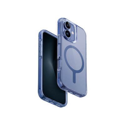 Ốp Lưng Trong Suốt Sạc Từ Tính cho iPhone 16/ 16 Plus UNIQ COMBAT, ốp viền màu máy, chống sốc chính hãng UNIQ_ Hàng Chính Hãng