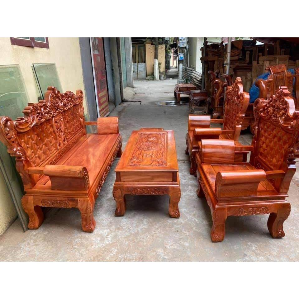 Bộ bàn ghế mẫu hoàng gia cổ điển rất sang trọng - Đồ Gỗ Bình Long 0388639288
