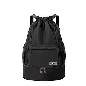 Balo dây rút thể thao đen Xbags Wisdom Xb 6004, Chất liệu chống thấm nước hiệu quả