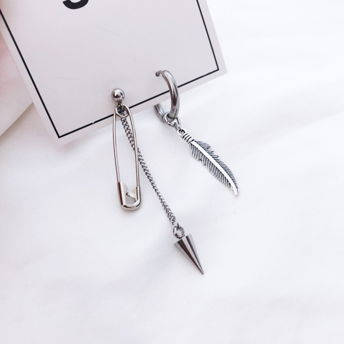 Khuyên tai unisex ấn tượng cá tính 1 đôi