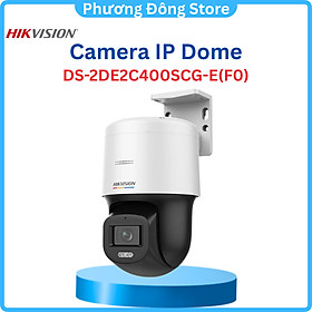 Camera IP Speed Dome HIKVISION DS-2DE2C400SCG-E 2K, DS-2DE2C200SCG-E/ DS-2DE2C200MW-DE(F0)(S7)có màu ban đêm, đàm thoại 2 chiều - Hàng chính hãng