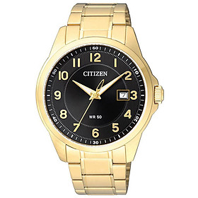 Đồng Hồ Nam Citizen Dây Thép Không Gỉ BI5042-52E - Mặt Đen