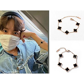 Lắc tay lắc chân vòng đeo tay cỏ 4 lá thời trang trend Hàn Quốc mới homie