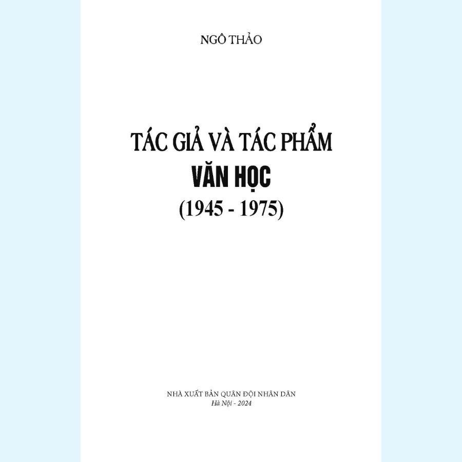 Sách - Tác Giả Và Tác Phẩm Văn Học 1945 - 1975 - VIETNAMBOOK