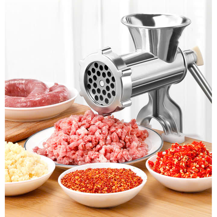 Xay thịt , xay cua quay tay cỡ đại bằng Nhôm cao cấp siêu bền