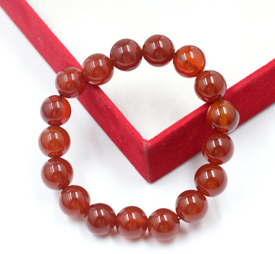 Vòng Tay Mã Não Đỏ 10MM