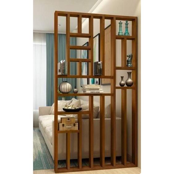 Vách ngăn bằng lam gỗ cho phòng khách VDLK ( giá trên 1 mét vuông ) - Nội thất lắp ráp Viendongadv