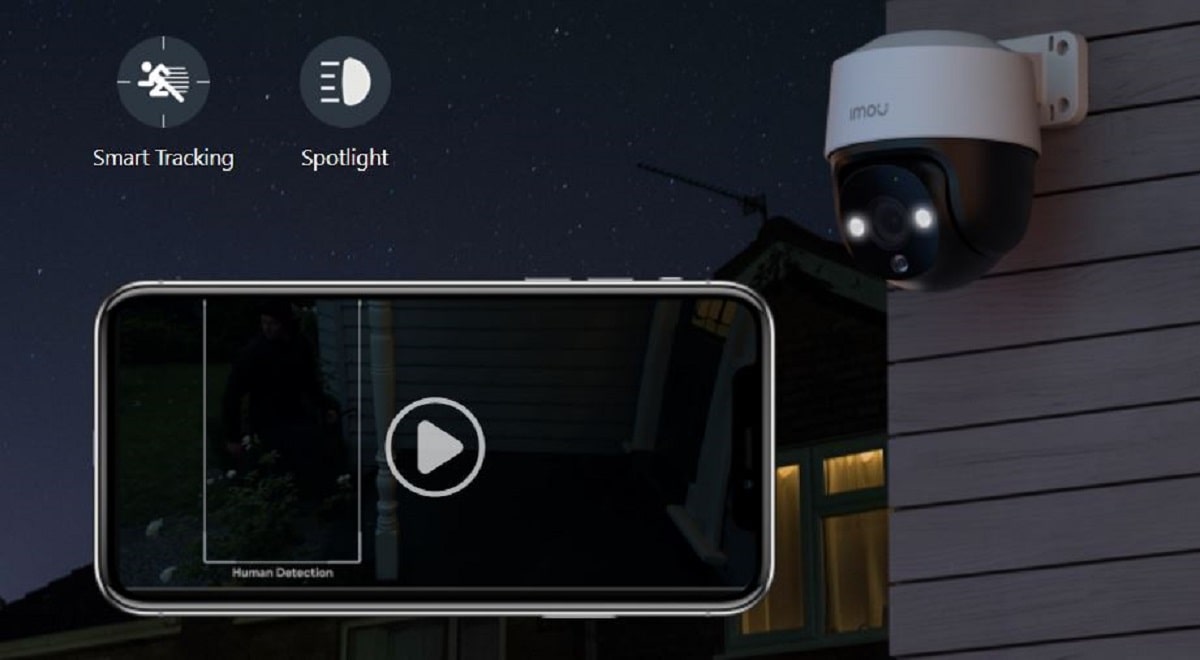 Camera IP Wifi An Ninh Ngoài Trời Imou IPC-S41FAP 4MP Có màu ban đêm - Hàng Chính Hãng