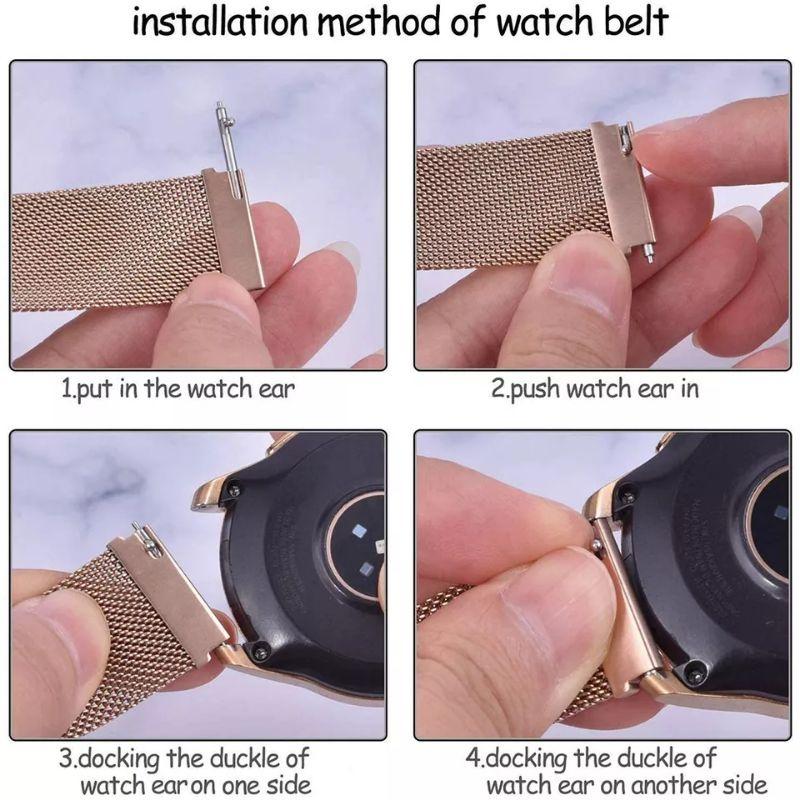 Dây thép Milanese 22mm dây Xiaomi Miwatch Color