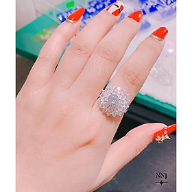 Nhẫn bạc nữ thời trang gắn đá cao chất lượng bằng bạc s925 SA0605