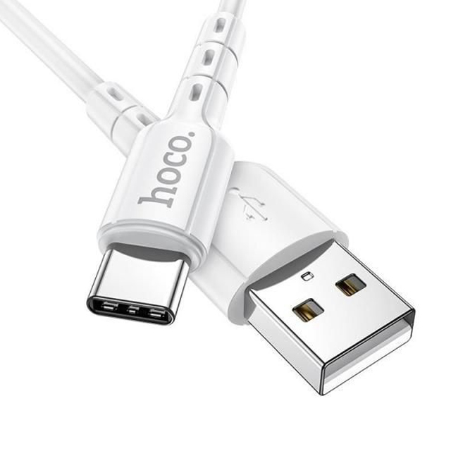 Cáp sạc nhanh 3A Hoco DU01 kết nối Type-C truyền data cho Android dài 1M - Hàng chính hãng