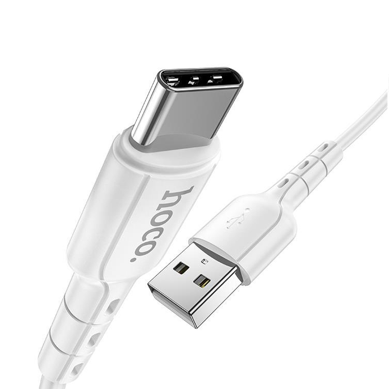 Cáp sạc nhanh 3A Hoco DU01 kết nối Type-C truyền data cho Android dài 1M - Hàng chính hãng