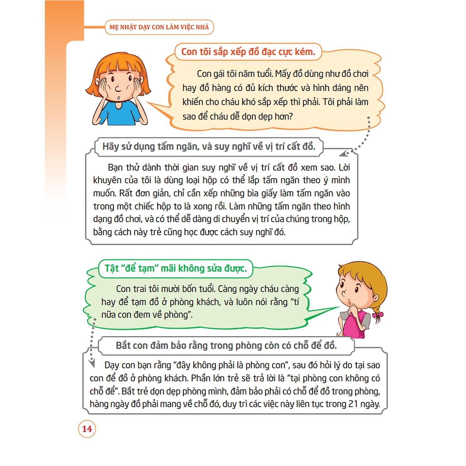 Sách - Dạy Con Như Người Nhật - Mẹ Nhật Dạy Con Làm Việc Nhà - Minh Thắng