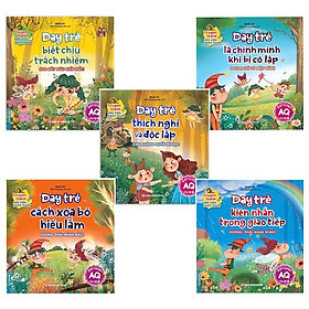 Sách - Dạy Trẻ Chịu Trách Nhiệm + Thích Nghi Và Độc Lập + Khi Bị Cô Lập + Xóa Bỏ Hiểu Lầm + Kiên Nhẫn Giao Tiếp - Combo 5 Cuốn - Minh Thắng