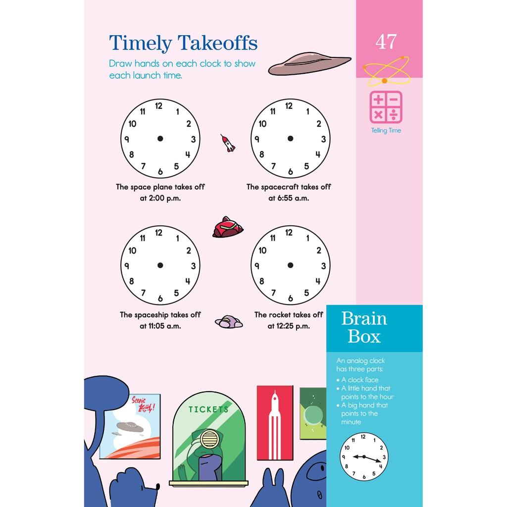 Sách summer brain quest grade 2 & 3 ( 7 - 8 tuổi )