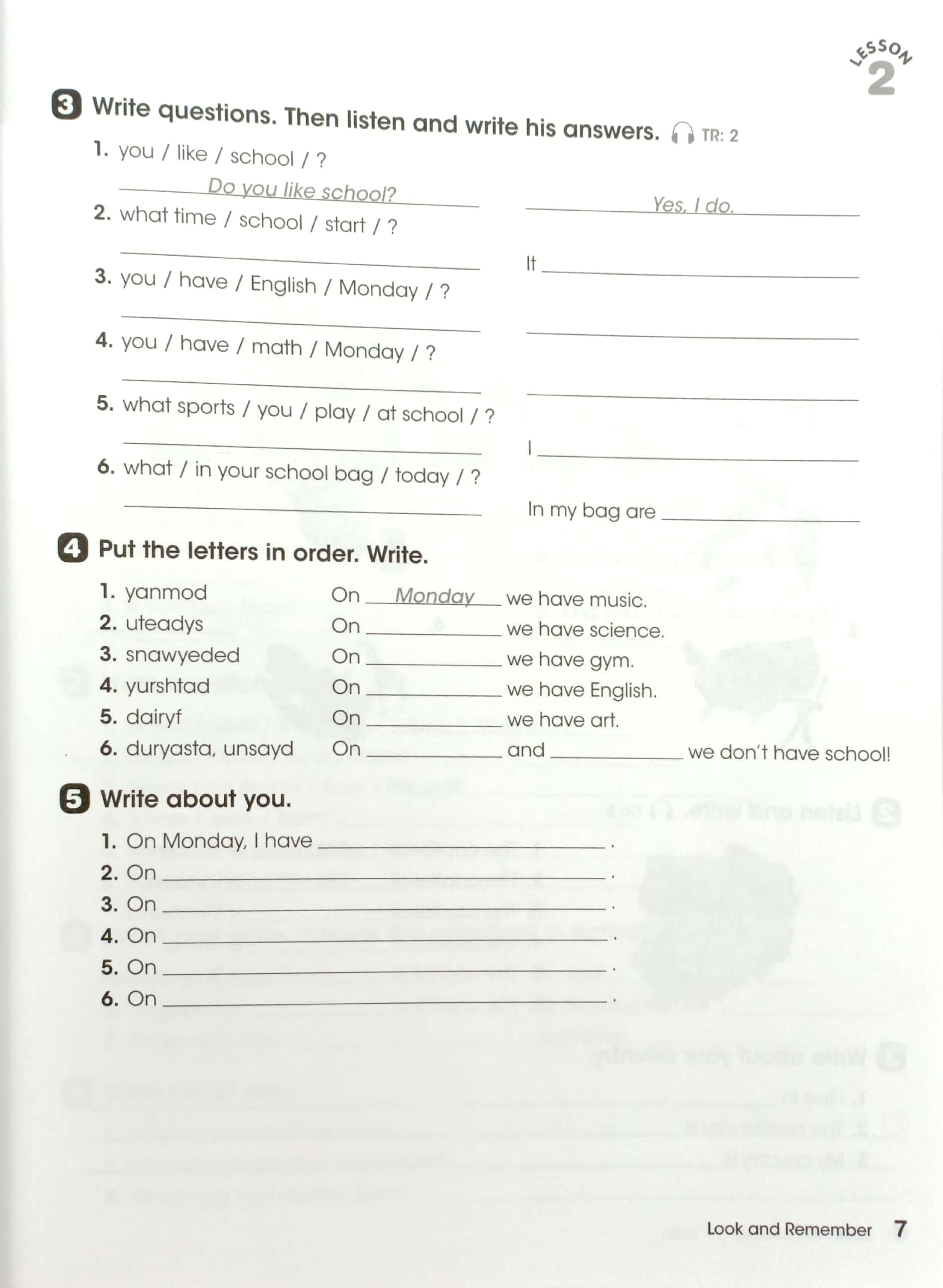 Look 3: Workbook With Online Practice