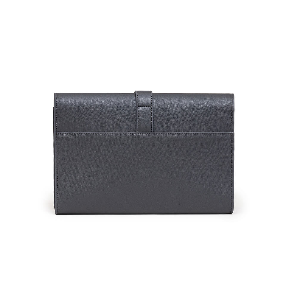 Clutch Cầm Tay Nam Da Bò HT08 Màu Ghi