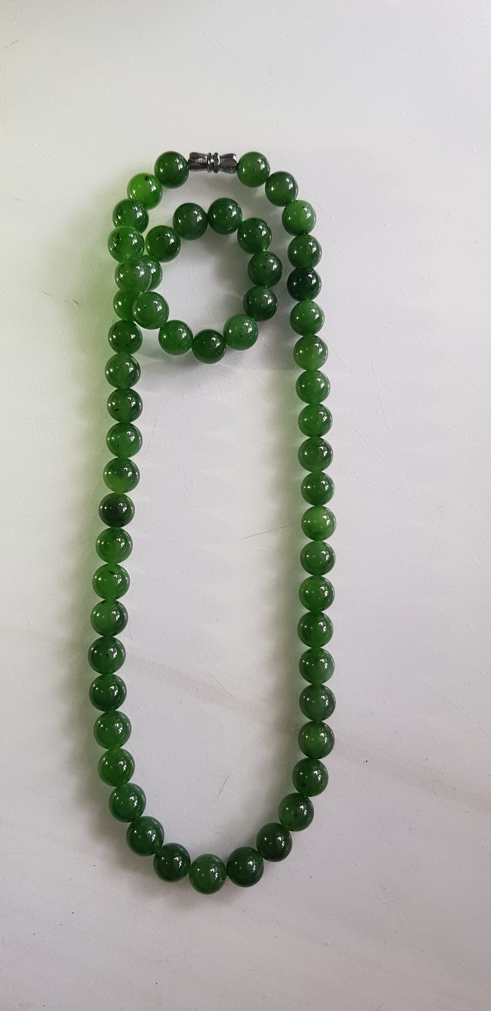 Vòng chuỗi đeo cổ Nữ mới đẹp Đá ngọc jade hay ngọc phật xanh tự nhiên Size 8mm màu xanh ngọc bích bóng sang đẹp hợp mệnh thủy mộc hỏa Quà tặng ý nghĩa cho Mẹ, mình và người thân ý nghĩa ạ
