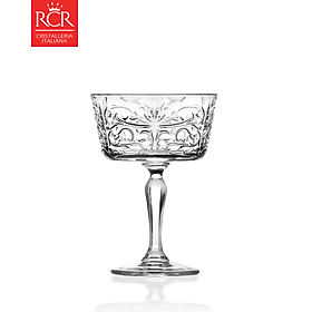 Ly Thuỷ Tinh Pha Lê Ý RCR - Tattoo Champagne Goblet 270ml