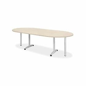 Bàn họp văn phòng chân sắt Juno Sofa NT 190 kiểu oval BH24-CS 240 x 120 x 75 cm