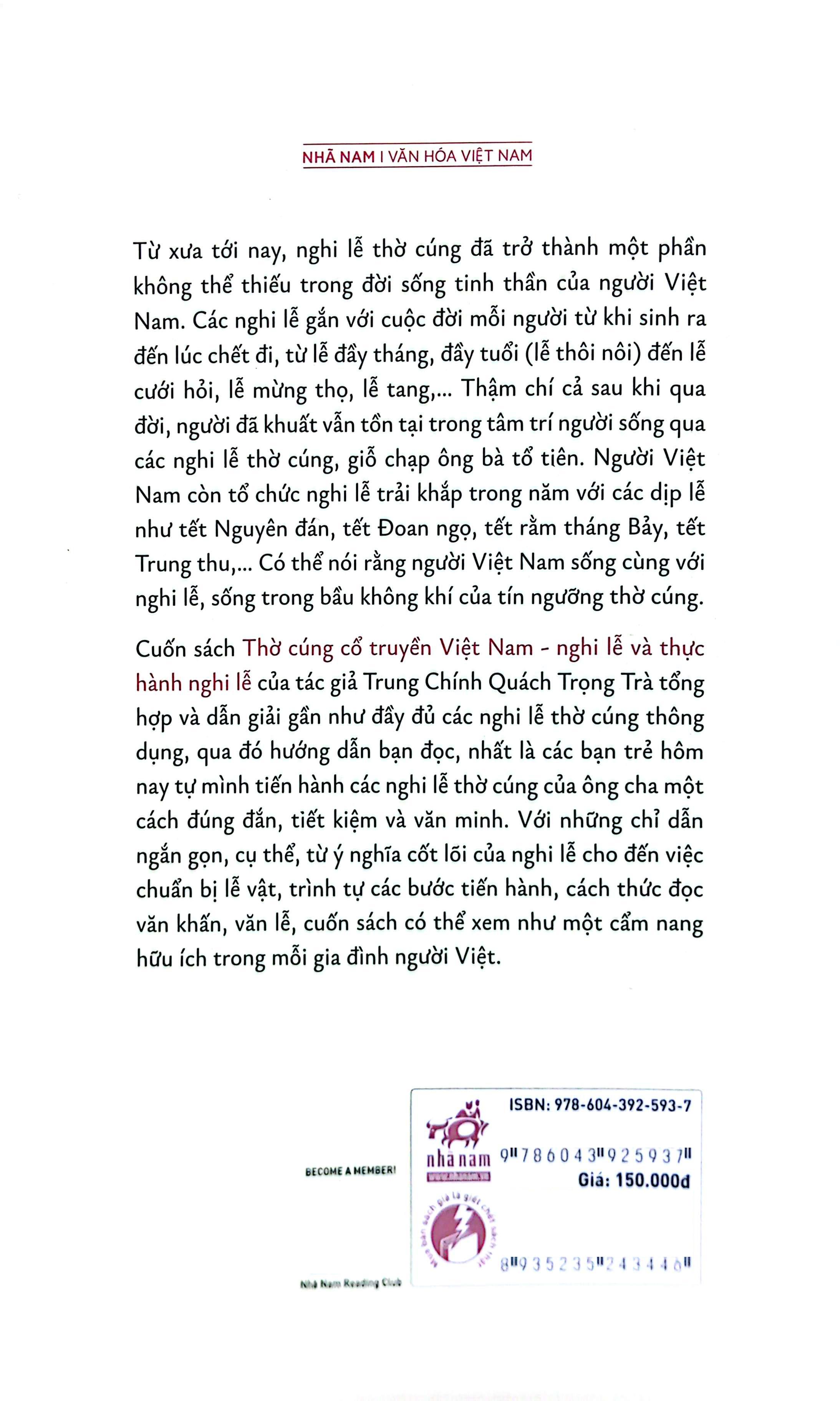 Sách - Thờ Cúng Cổ Truyền Việt Nam - Nghi Lễ Và Thực Hành Nghi Lễ