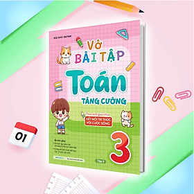 Sách - Vở bài tập Toán tăng cường lớp 3 (Combo 2 Tập) (Theo sách giáo khoa kết nối tri thức với cuộc sống)