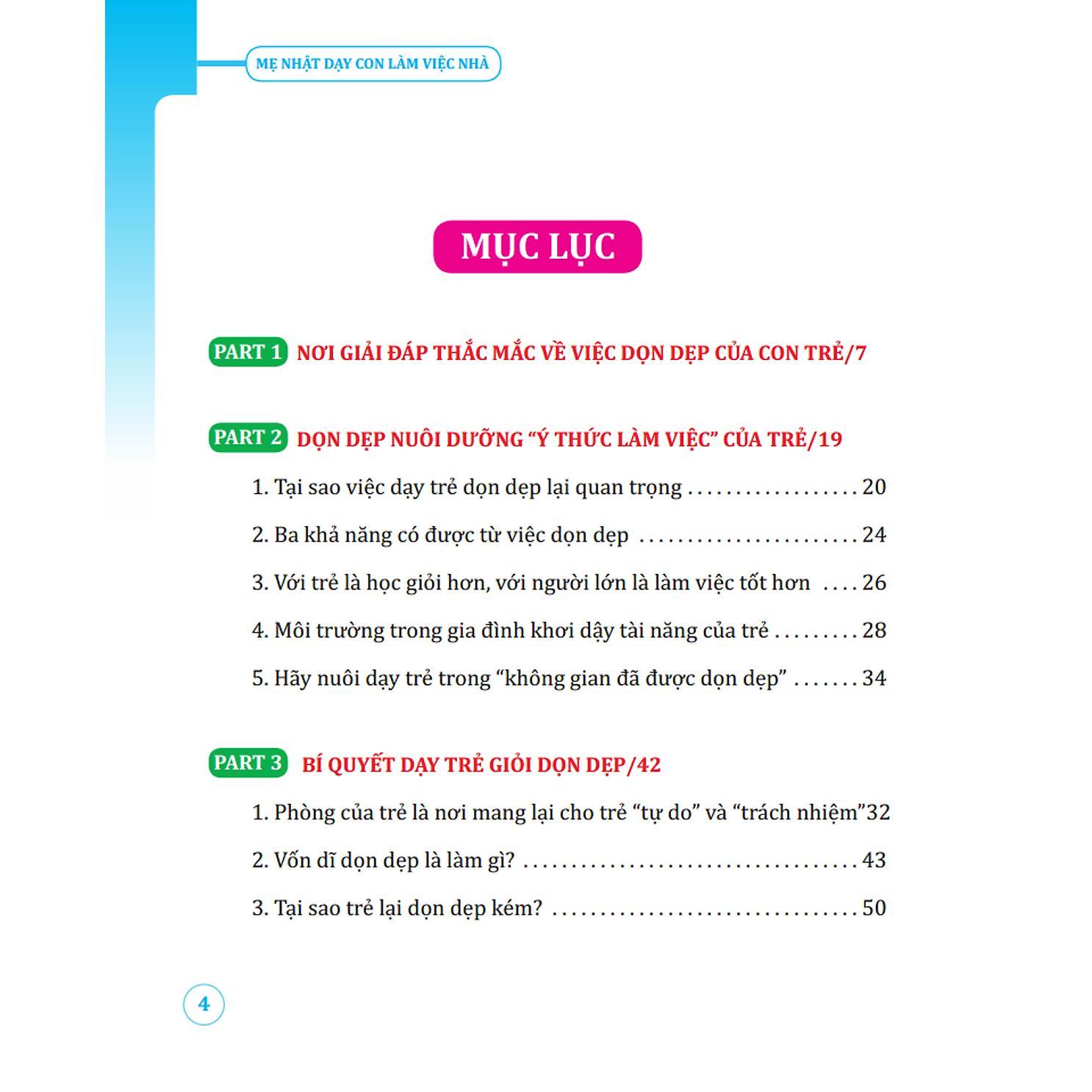 Sách - Dạy Con Như Người Nhật - Mẹ Nhật Dạy Con Làm Việc Nhà - Minh Thắng