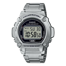 Đồng Hồ Nam Dây Kim Loại CASIO W-219HD-1A | W-219HD-1AVDF