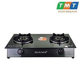 [HÀNG CHÍNH HÃNG] Bếp gas đôi cao cấp Hayasa HA-8080 điếu gang sen đồng