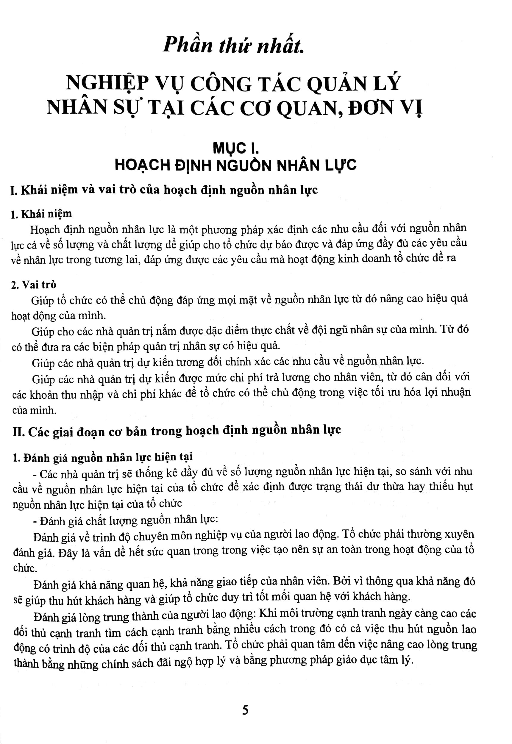 Quản Trị Nhân Sự Và Các Kỹ Năng Nghiệp Vụ Về Tổ Chức Hành Chính Nhân Sự