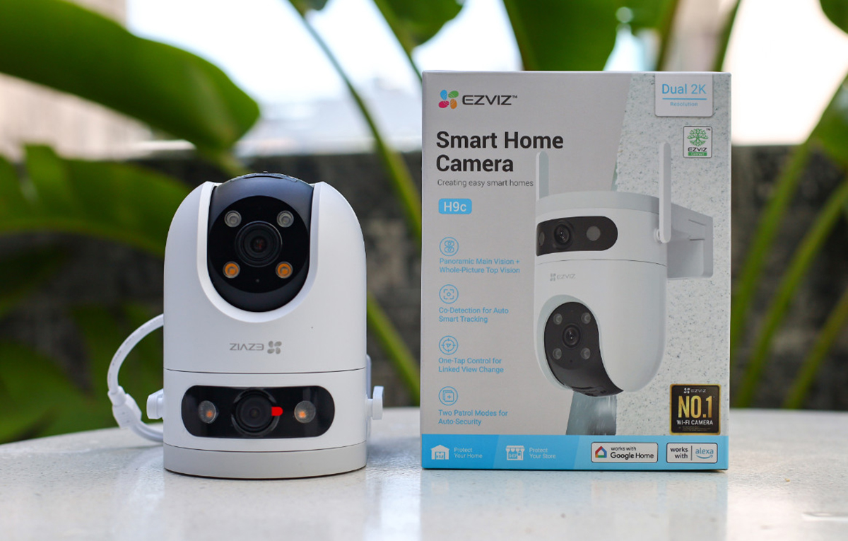 Camera WiFi quay quét có ống kính kép EZVIZ H9C 6MP 10MP - Hàng Chính Hãng