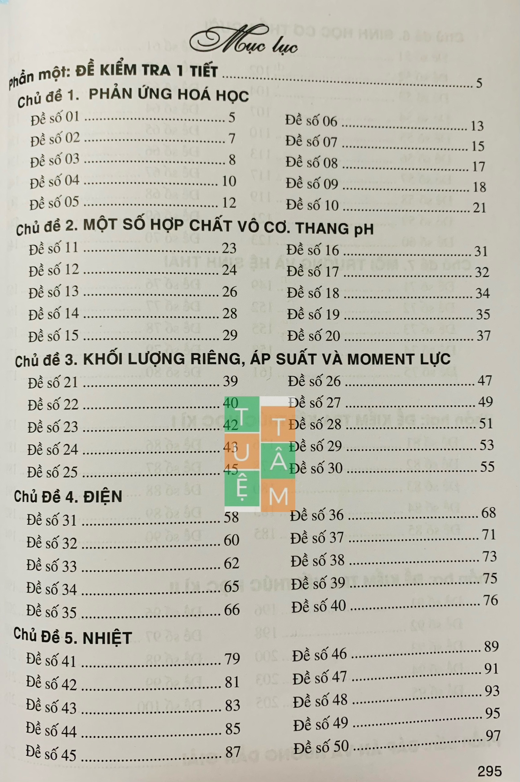Sách - Tuyển tập đề kiểm tra định kì Khoa học tự nhiên 8