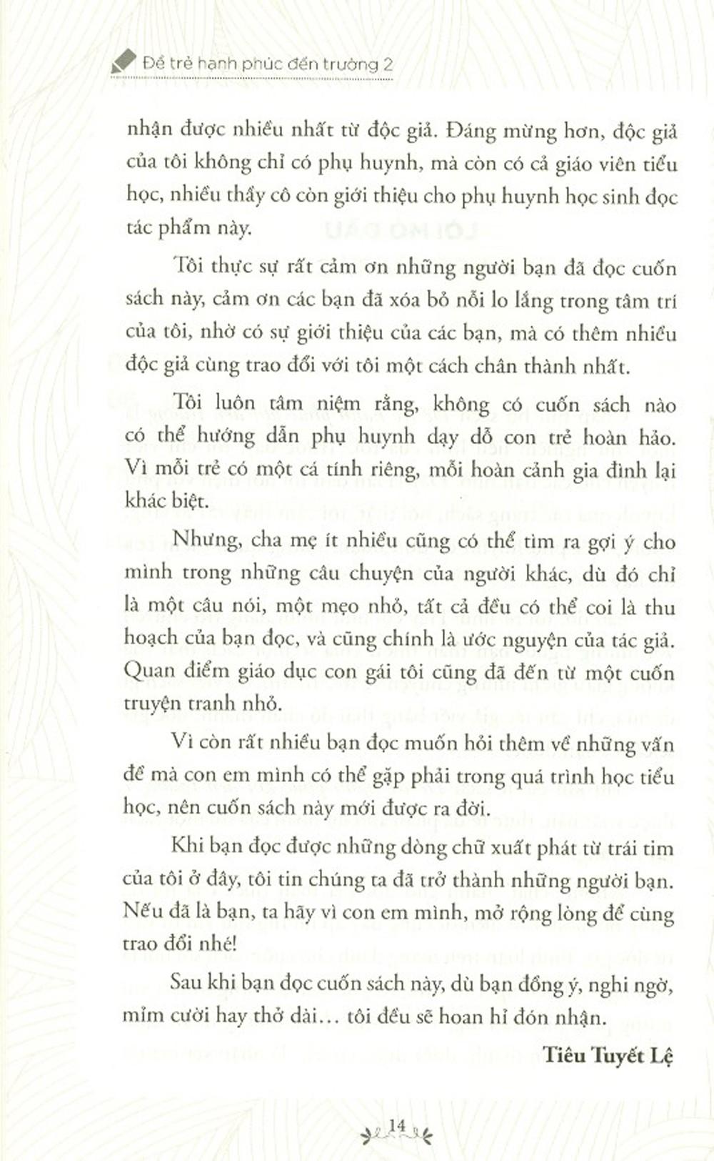 Để Trẻ Hạnh Phúc Đến Trường 2