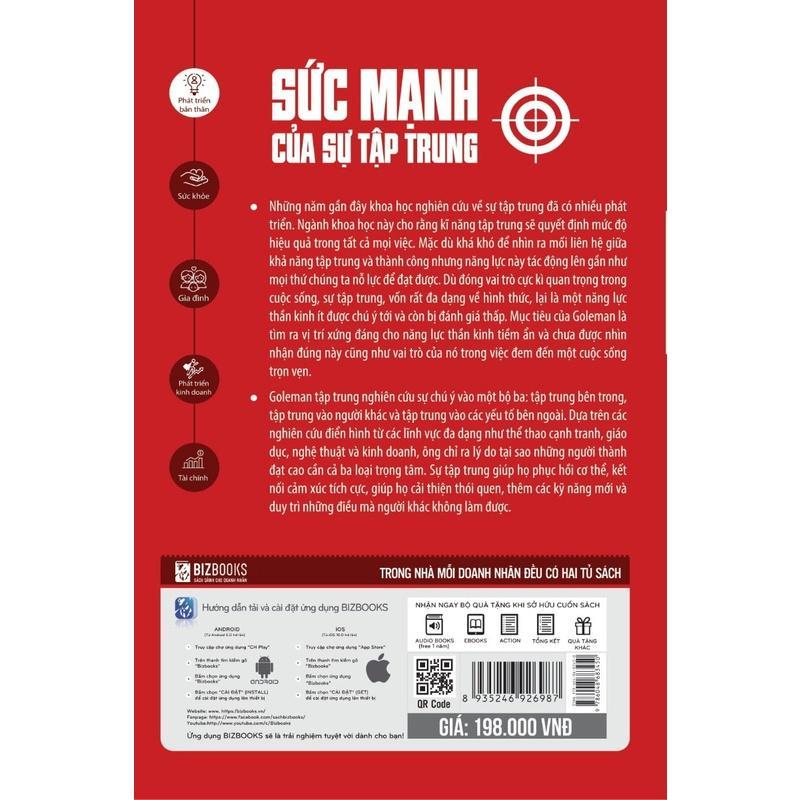 Sách - Sức Mạnh Của Sự Tập Trung - Bí mật để tạo nên sự xuất sắc - MCBooks