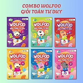 Sách - Wolfoo Giỏi Toán Tư Duy - Combo 6 Cuốn - 1980Books
