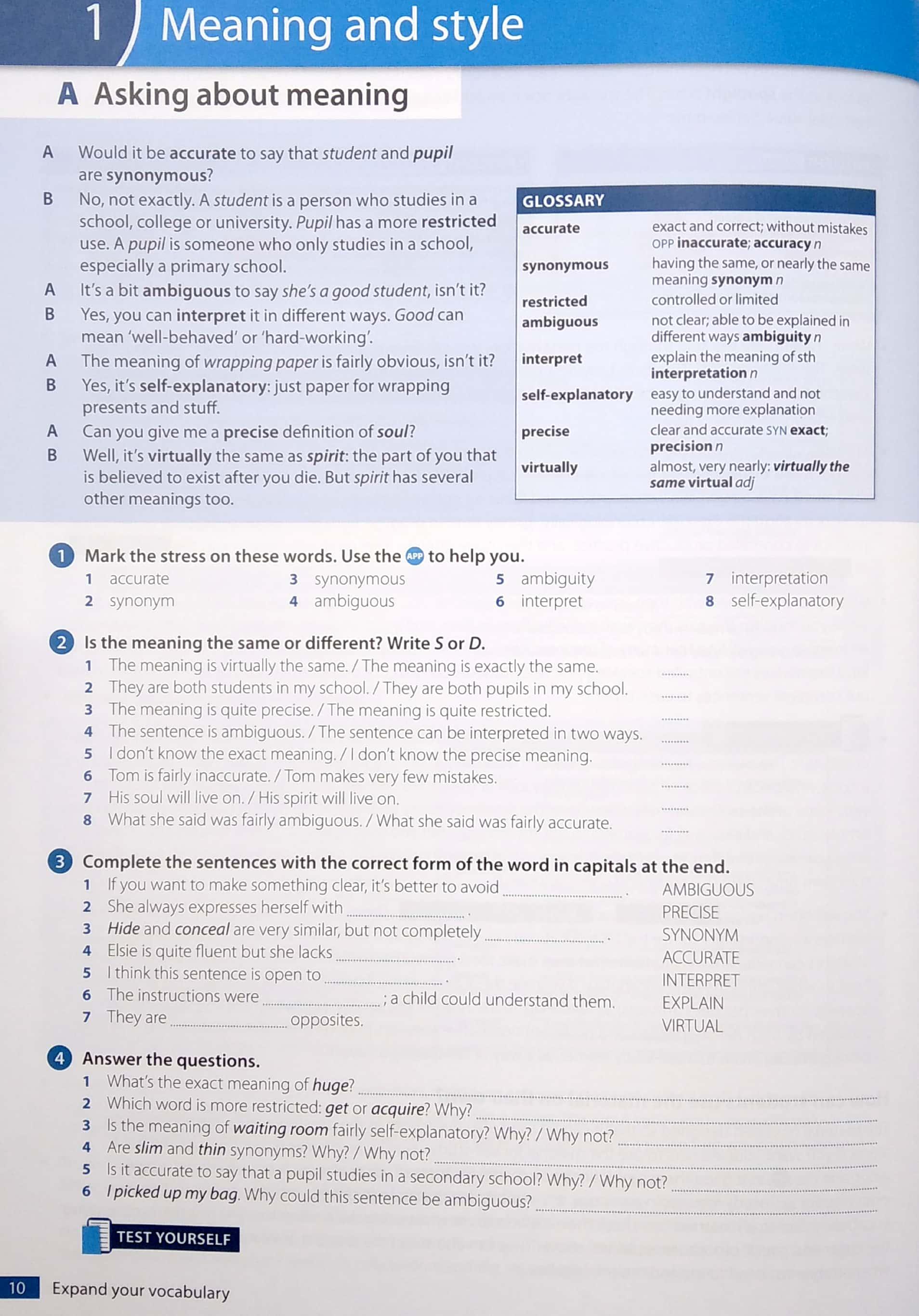 Oxford Word Skills: Upper-Intermediate - Advanced: Student