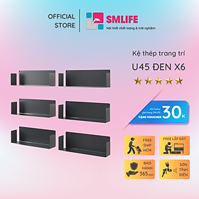 Kệ trang trí treo tường chữ U45 (set 6)
