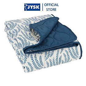 Chăn chần | JYSK Sommereik | polyester | xanh/trắng | R130xD170cm