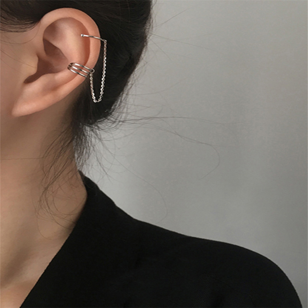 Khuyên tai phong cách Hàn Quốc nhẹ nhàng unisex