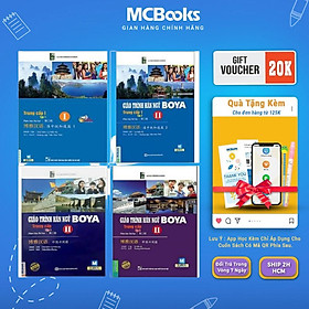 Sách - Giáo Trình Hán Ngữ Boya Trung Cấp - Combo 4 Cuốn - MCBooks