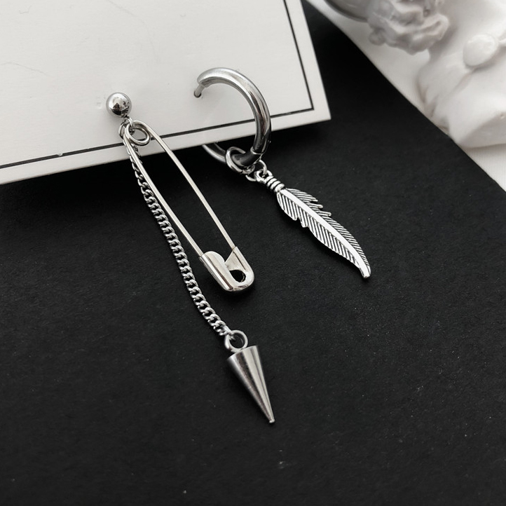 Khuyên tai unisex ấn tượng cá tính 1 đôi