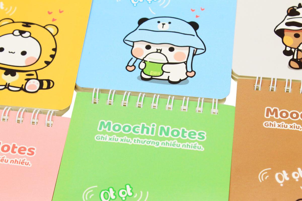 Sổ Lò Xo Moochi Notes B7 - Kẻ Ngang - 120 Trang 80gsm - The Sun 06