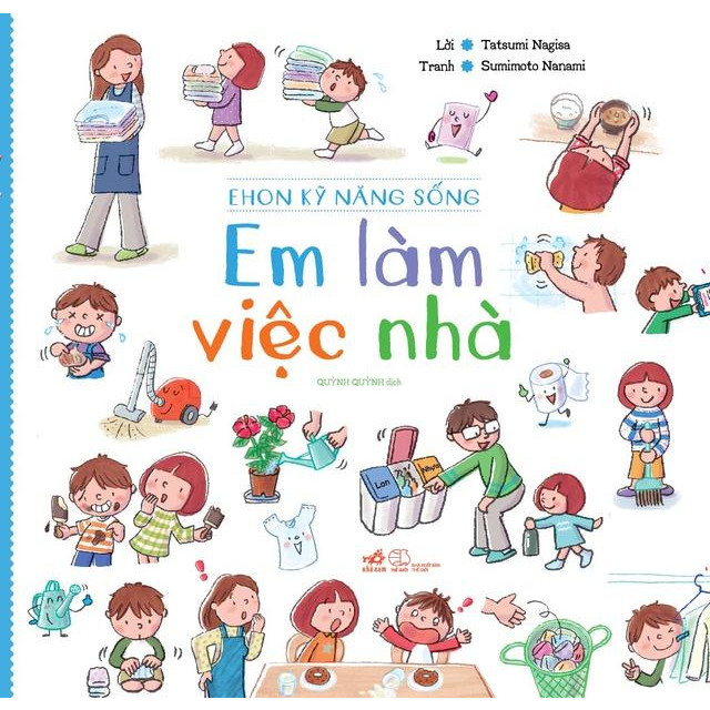 Sách - Em Làm Việc Nhà - Ehon Kỹ Năng Sống