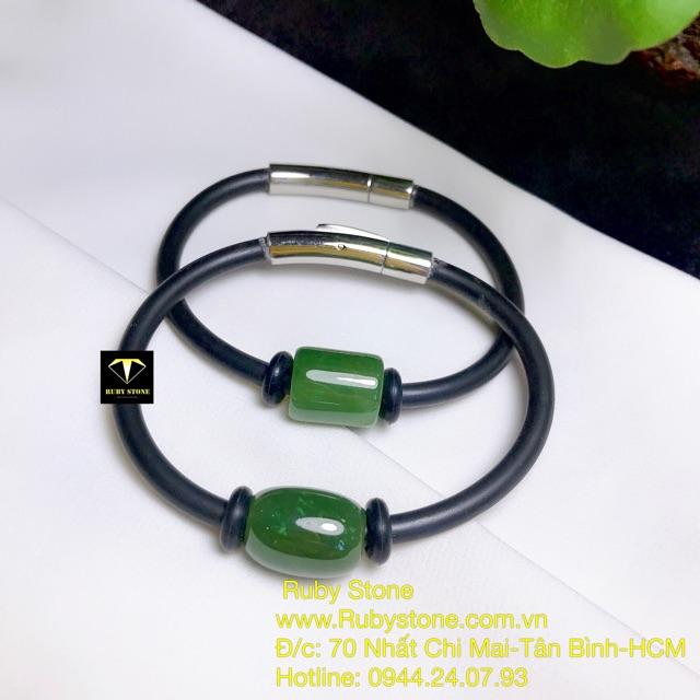 Vòng tay lu thống dây da
