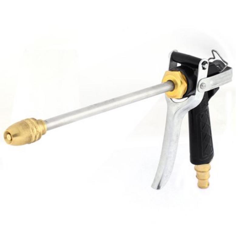 Vòi nước vòi phun nước rửa xe tưới cây tăng áp thông minh + bộ dây bơm nước cao cấp TLG loạI 15m - dây trắng 318498-1
