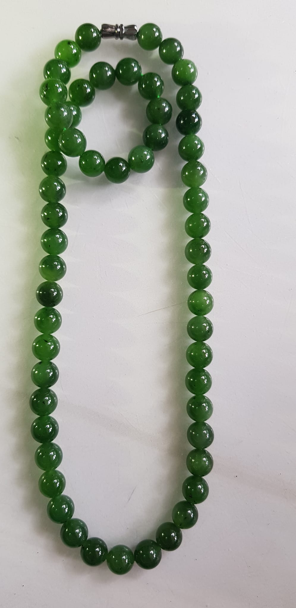 Vòng chuỗi đeo cổ Nữ mới đẹp Đá ngọc jade hay ngọc phật xanh tự nhiên Size 8mm màu xanh ngọc bích bóng sang đẹp hợp mệnh thủy mộc hỏa Quà tặng ý nghĩa cho Mẹ, mình và người thân ý nghĩa ạ