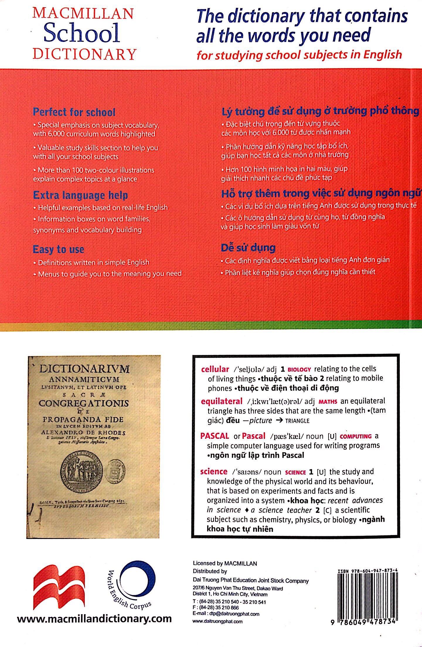 Macmillan School Dictionary