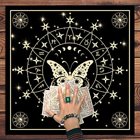 Thảm Tarot chủ đề con bướm (loại dày)
